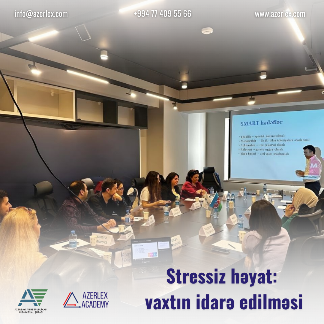 Audiovizual Şurası ilə təlimlər